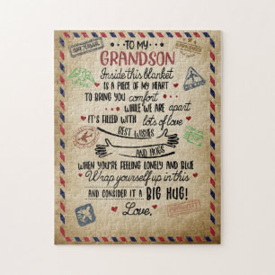 Puzzle Ama nieto Carta A Mi Nieto De La Abuela