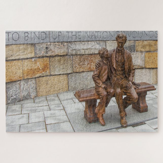 Puzzle Amamos a Abraham Licoln Virginia (Horizontal)