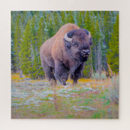 Puzzle Amamos a Bison Wyoming.