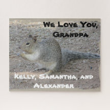 Amamos a los Abuelos Gray Squirrel Gramers Al Aire