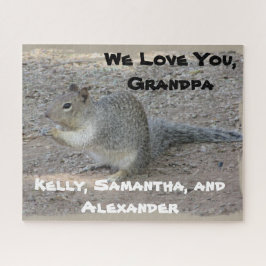 Puzzle Amamos a los Abuelos Gray Squirrel Gramers Al Aire