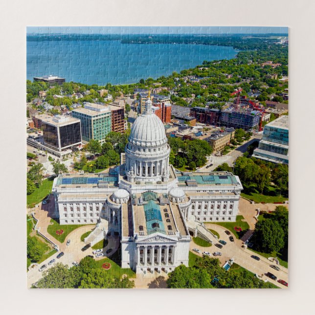Puzzle Amamos a Madison Wisconsin. (Vertical)