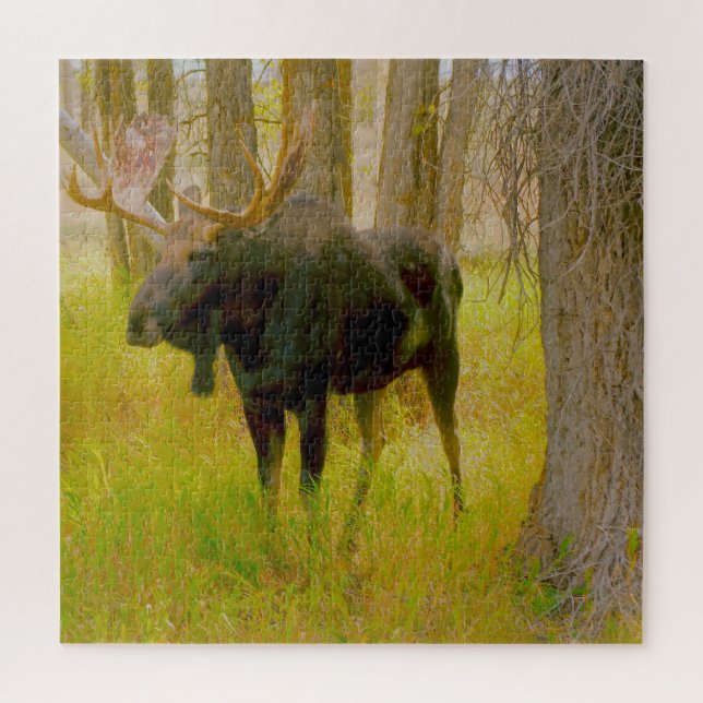 Puzzle Amamos a Moose Wyoming. (Vertical)