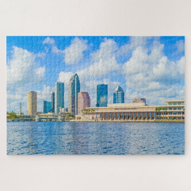 Puzzle Amamos el centro de Tampa Florida (Horizontal)