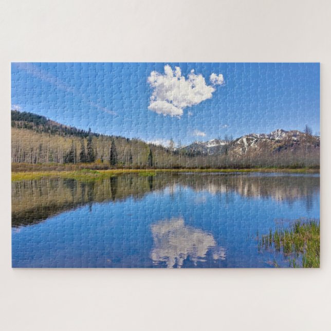 Puzzle Amamos el lago alpino Utah (Horizontal)