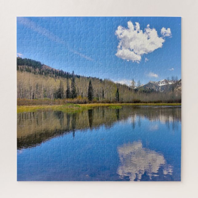 Puzzle Amamos el lago alpino Utah (Vertical)