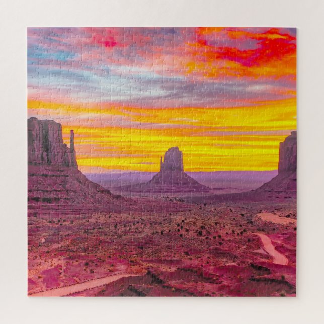 Puzzle Amamos el Parque Monumento Utah (Vertical)