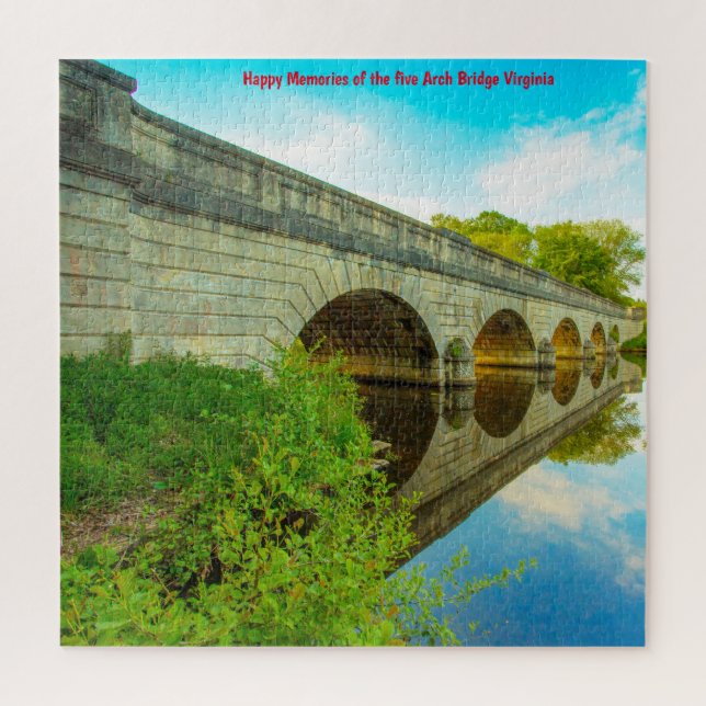 Puzzle Amamos el Puente de Arco 5 Virginia Jigsaw (Vertical)