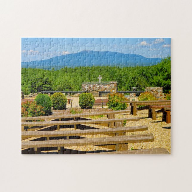 Puzzle Amamos la Catedral de los Pinos New Hampshire (Horizontal)