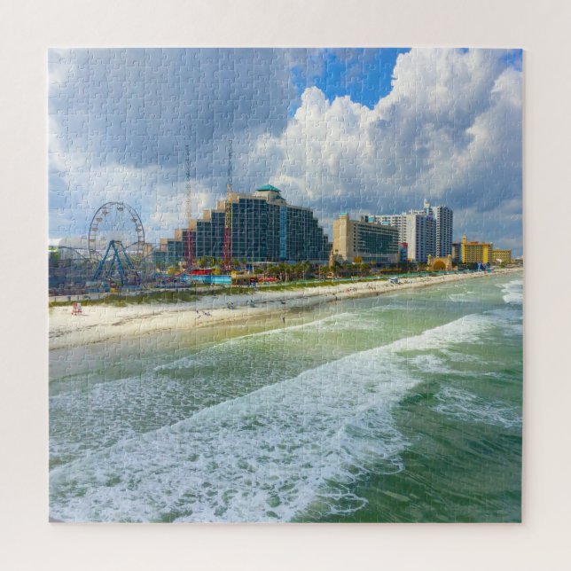 Puzzle Amamos la playa de Daytona en Florida (Vertical)