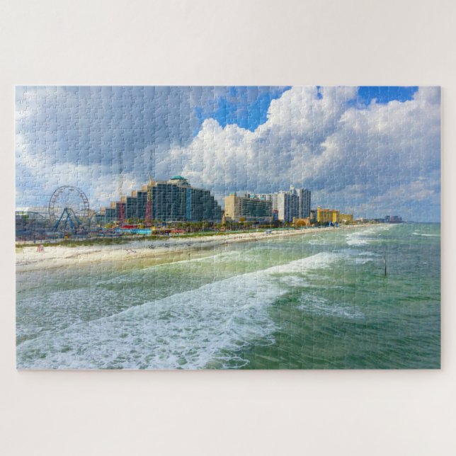 Puzzle Amamos la playa de Daytona en Florida (Horizontal)
