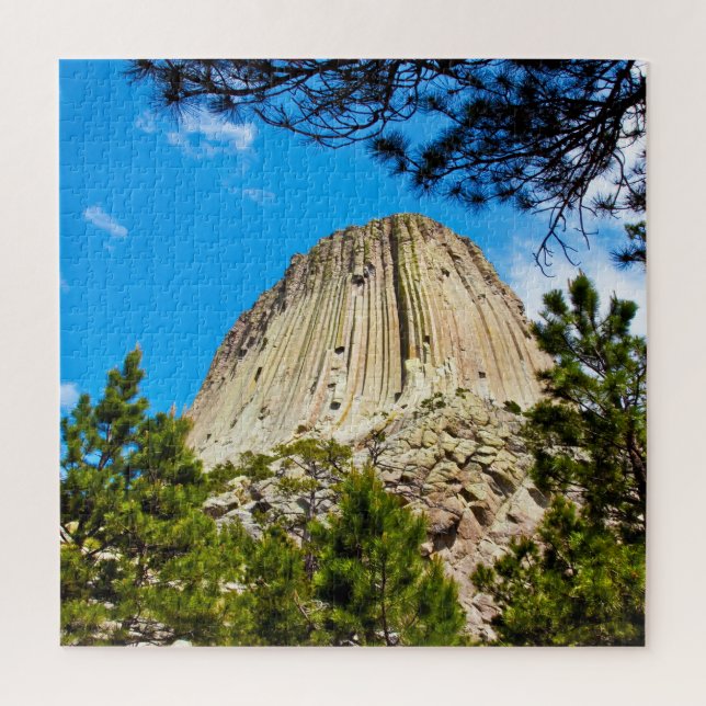 Puzzle Amamos la Torre del Diablo Wyoming. (Vertical)