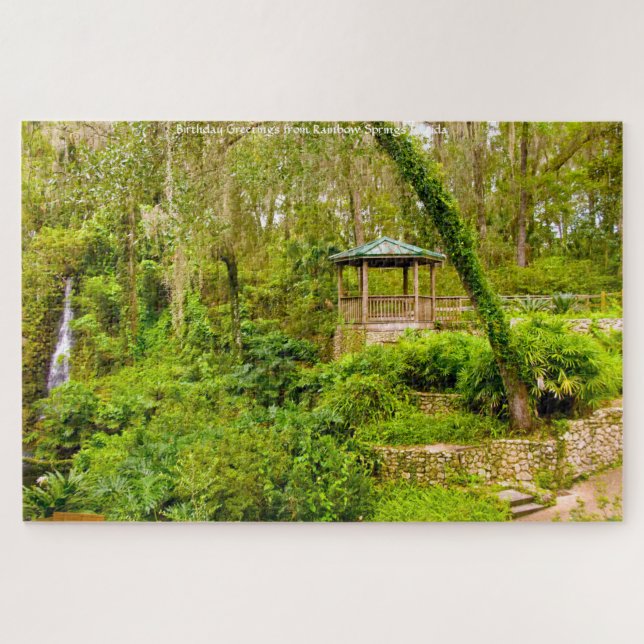 Puzzle Amamos las primaveras arcoiris en Florida Jigsaw (Horizontal)
