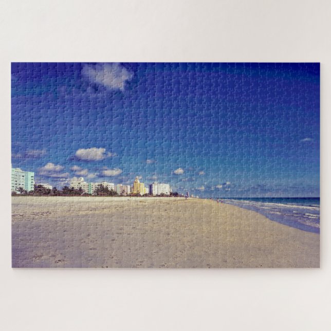 Puzzle Amamos Miami Beach en Florida (Horizontal)
