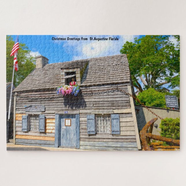 Puzzle Amamos Old School House St. Augustine Florida Romp (Horizontal)