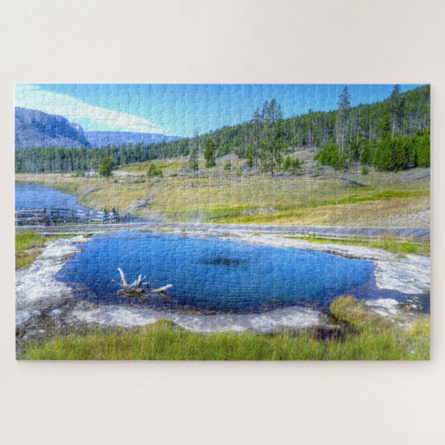 Puzzle Amamos Terrace Hot Springs Wyoming (Horizontal)