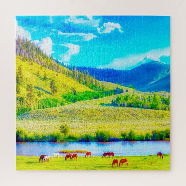 Puzzle Amamos Wyoming. (Vertical)