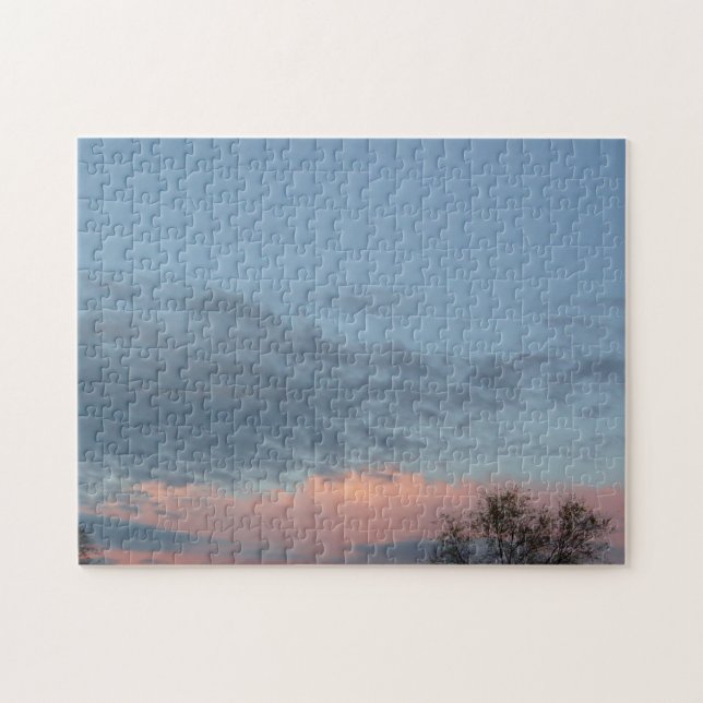 Puzzle Amanecer de nubes rosadas (Horizontal)