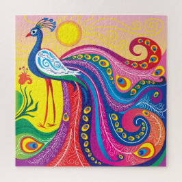 Puzzle Amanecer de Pavo Real