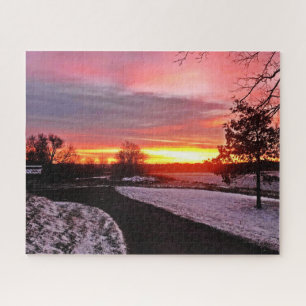 PUZZLE AMANECER EN INVIERNO