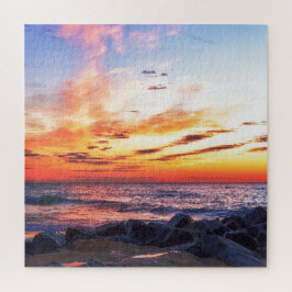 Puzzle Amanecer en la calle 120 en Ocean City Maryland