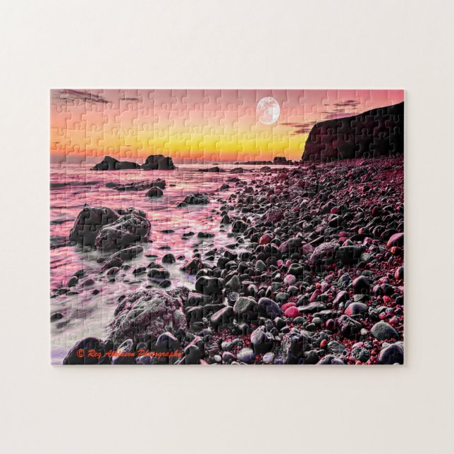 Puzzle Amanecer en la playa (Horizontal)
