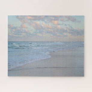 Puzzle Amanecer en la playa agua tranquila arte artístico
