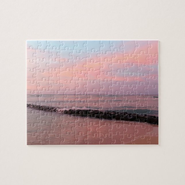 Puzzle Amanecer en la playa de Waikiki (Horizontal)