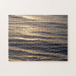 Puzzle Amanecer en las aguas del océano que calma la foto