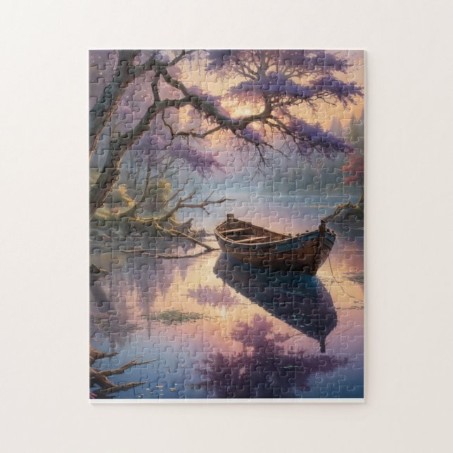 Puzzle Amanecer en las aguas estancadas (Vertical)