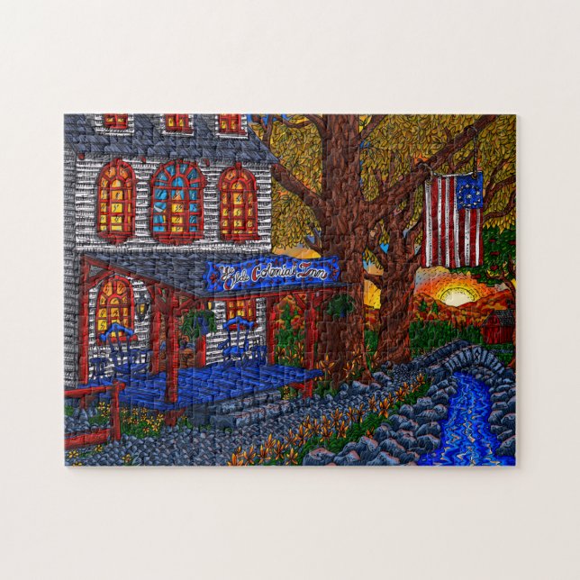 Puzzle Amanecer en Ye Olde Colonial Inn (Horizontal)