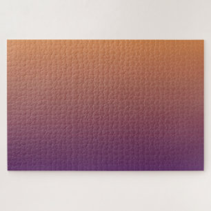 Puzzle Amanecer - Gradiente de morado a foliar suave Míni