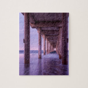 Puzzle Amanecer morado en el muelle Scripps