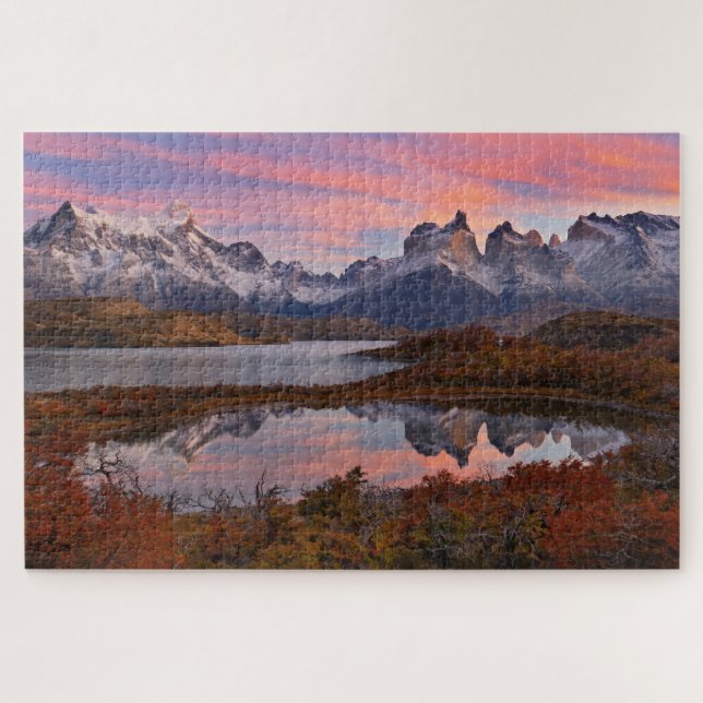Puzzle Amanecer otoñal en Torres del Paine Chile (Horizontal)