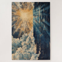 Amanecer radiante sobre el océano