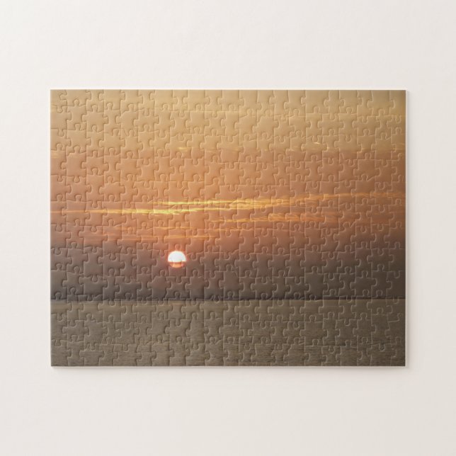 Puzzle Amanecer sobre Aruba I Mar Caribe (Horizontal)