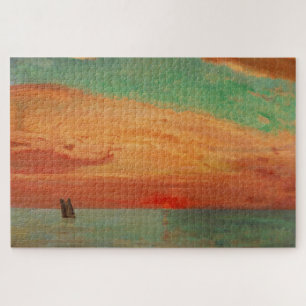 Puzzle Amanecer sobre el Mar Oriental (arte asiático) (Ta