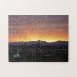 Puzzle Amanecer sobre el paisaje de St. George Utah