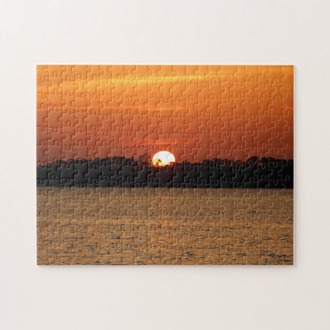 Puzzle Amanecer sobre la bahía de Perdido (Horizontal)