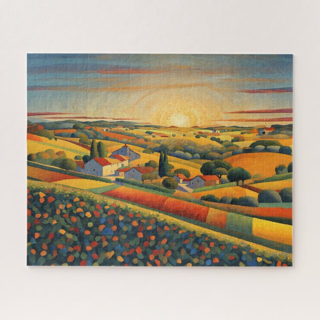 Puzzle Amanecer Toscano (Horizontal)