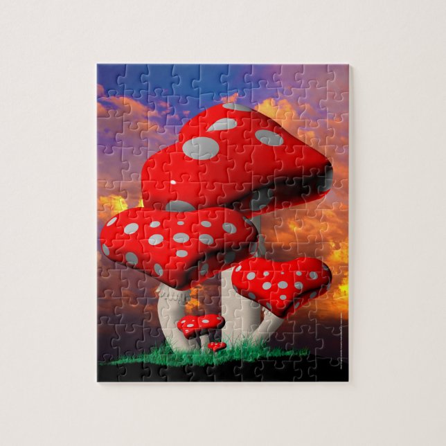 Puzzle Amanita Muscaria (Vertical)