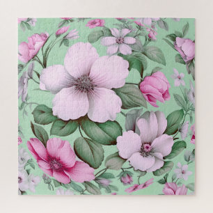 Puzzle Amante de la naturaleza jardín color pastel Flor F