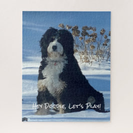 Puzzle Amante de perro Doodle divertido Hola Doodle Vamos