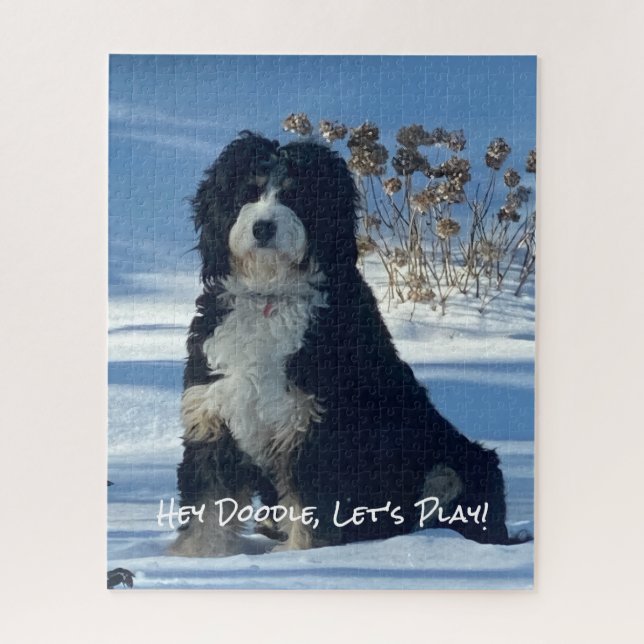 Puzzle Amante de perro Doodle divertido Hola Doodle Vamos (Vertical)
