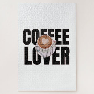 Puzzle Amante del Café – Adicto a la Cafeína Desayuno Des