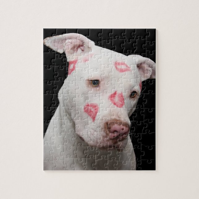 Puzzle Amante Editable de Pitbull (Vertical)
