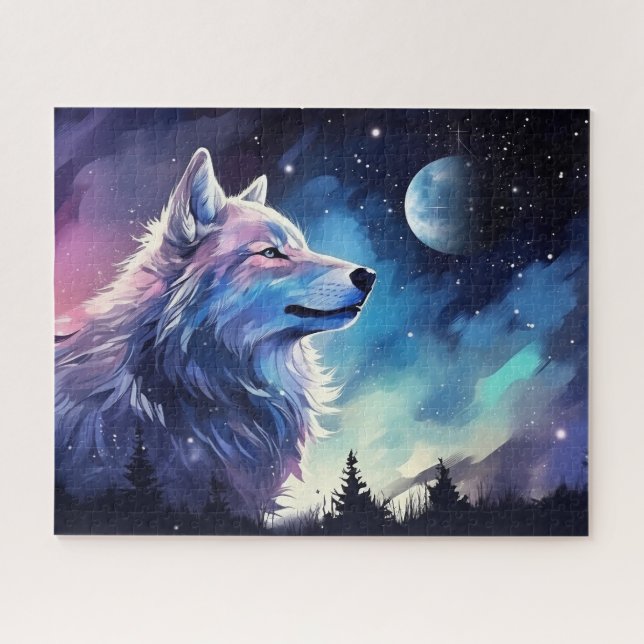 Puzzle Amantes de animales de lobo geniales (Horizontal)
