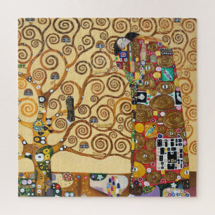 Puzzle Amantes en el Árbol de la Vida Gustav Klimt