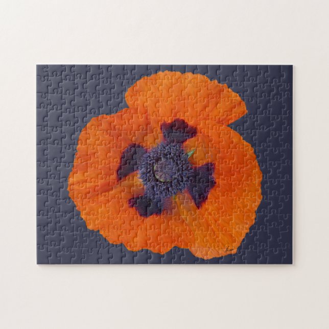 Puzzle Amapola Naranja Escarlata 1 (Horizontal)