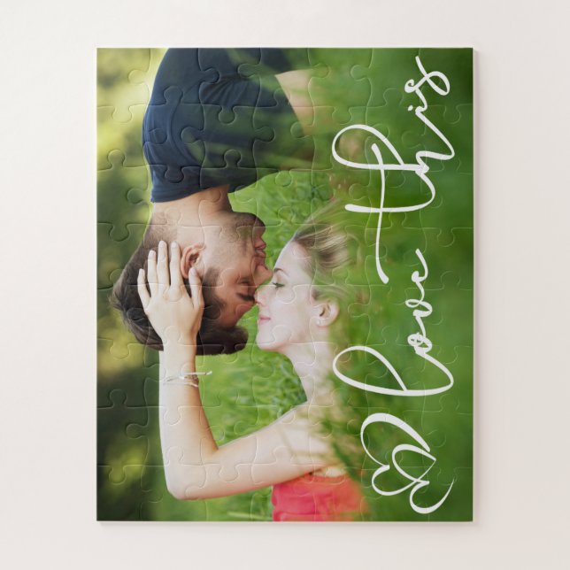 Puzzle Amar esto | Foto de escritura urbana moderna (Vertical)